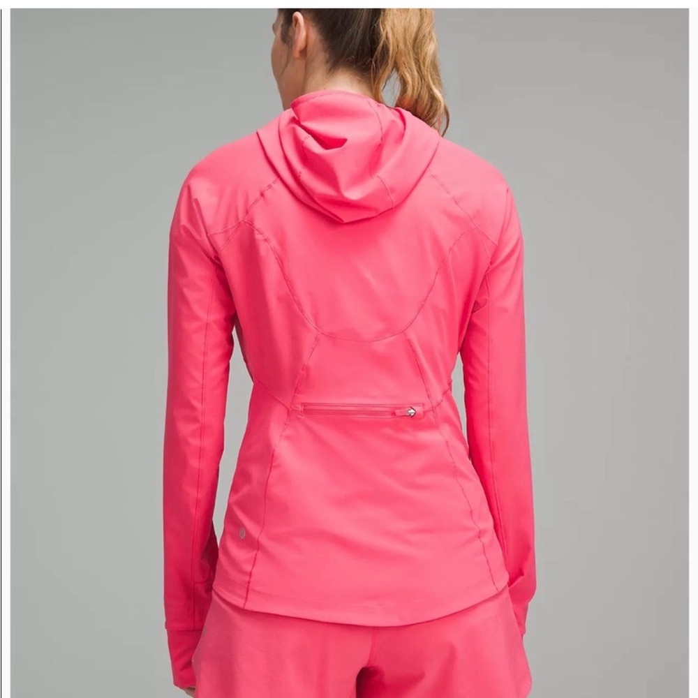 lululemon Glaze Pink Lightweight Mist over Windbreaker Hoodie Jacket - Picture 5 of 15